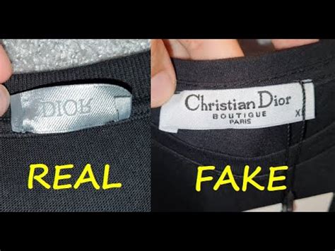 how to spot a fake christian dior shirt|real vs fake dior shirts.